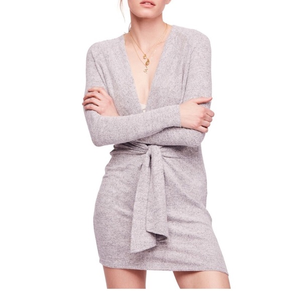 Free People Ginger Cozy Tie-Front Dress - Picture 12 of 16